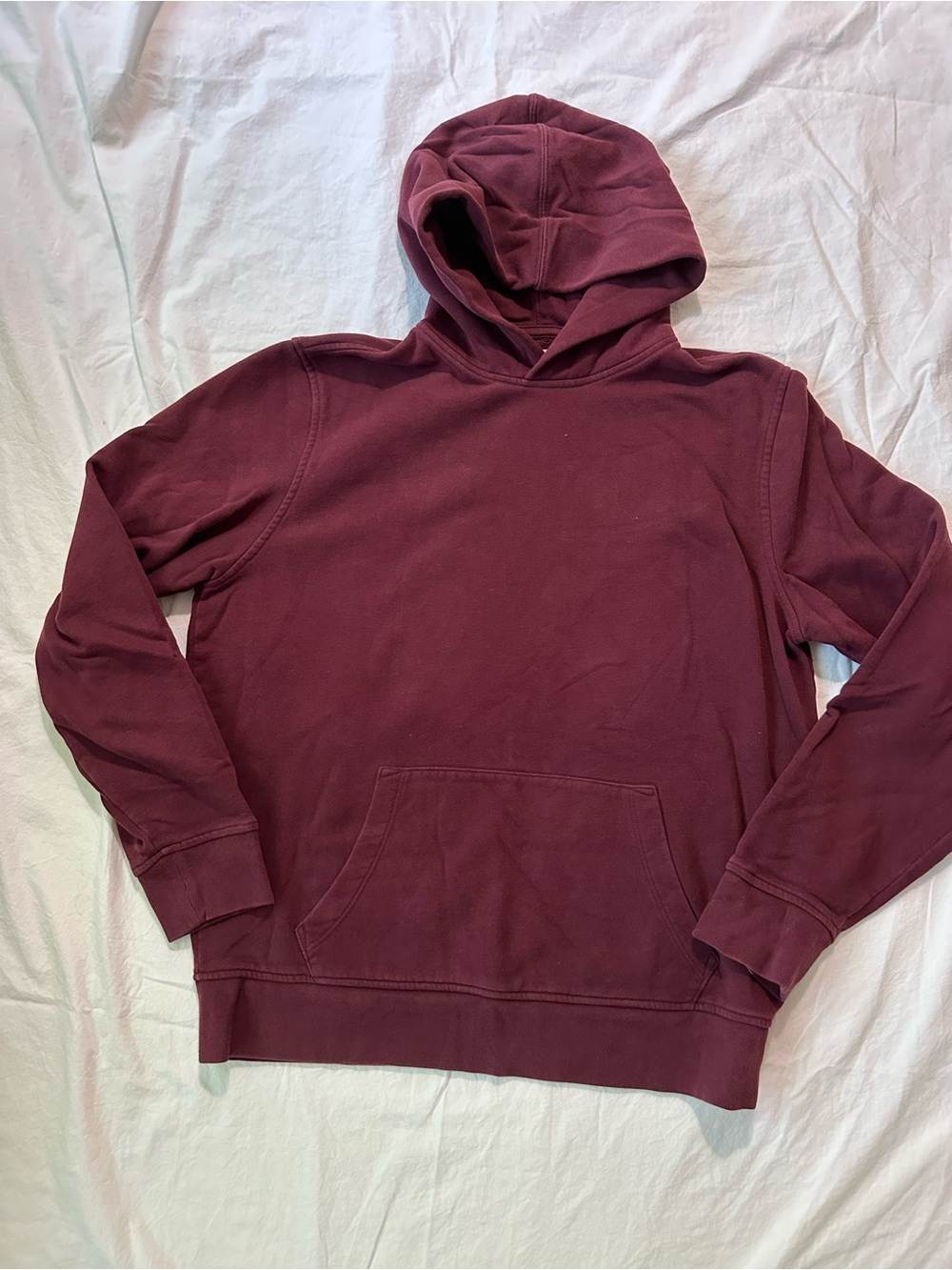 GAP Men's Burgundy Hooded Pullover Sweatshirt